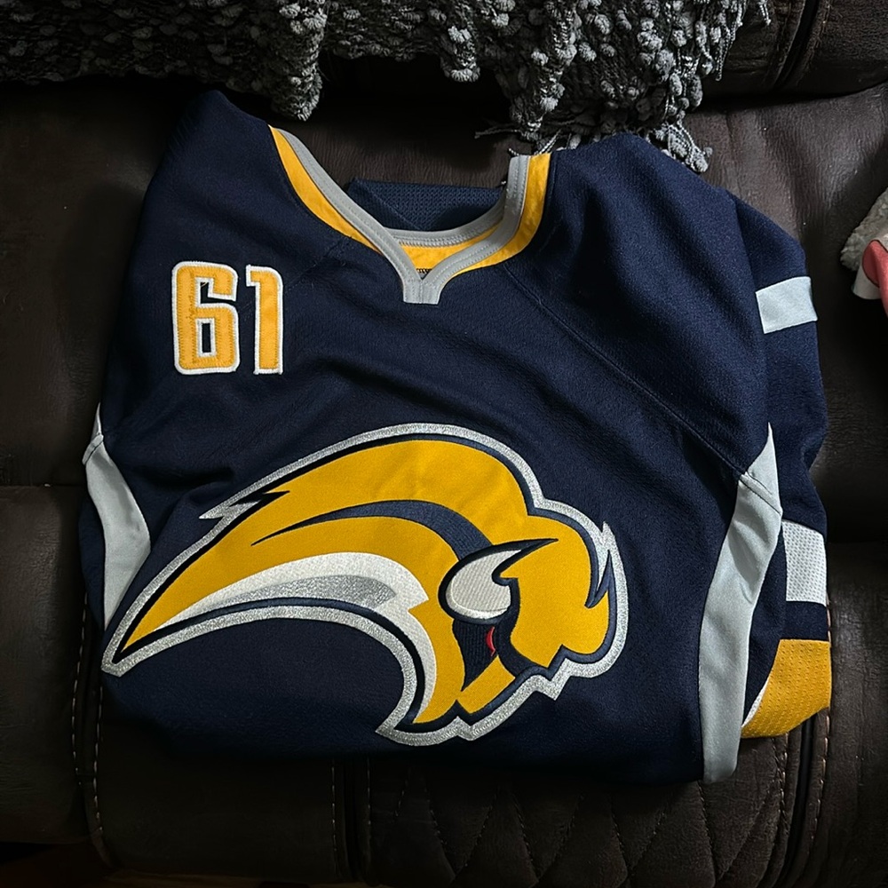 Up for sale  CCM hockey jersey AFINOGENOV #61 size large